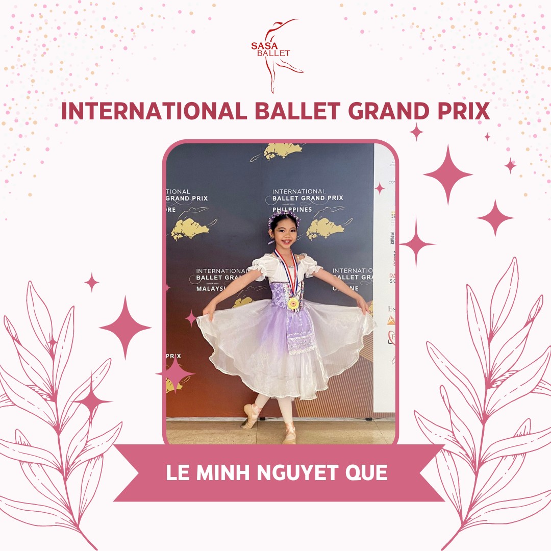Lê Minh Nguyệt Quế dành giải 5 International Ballet Grand Prix