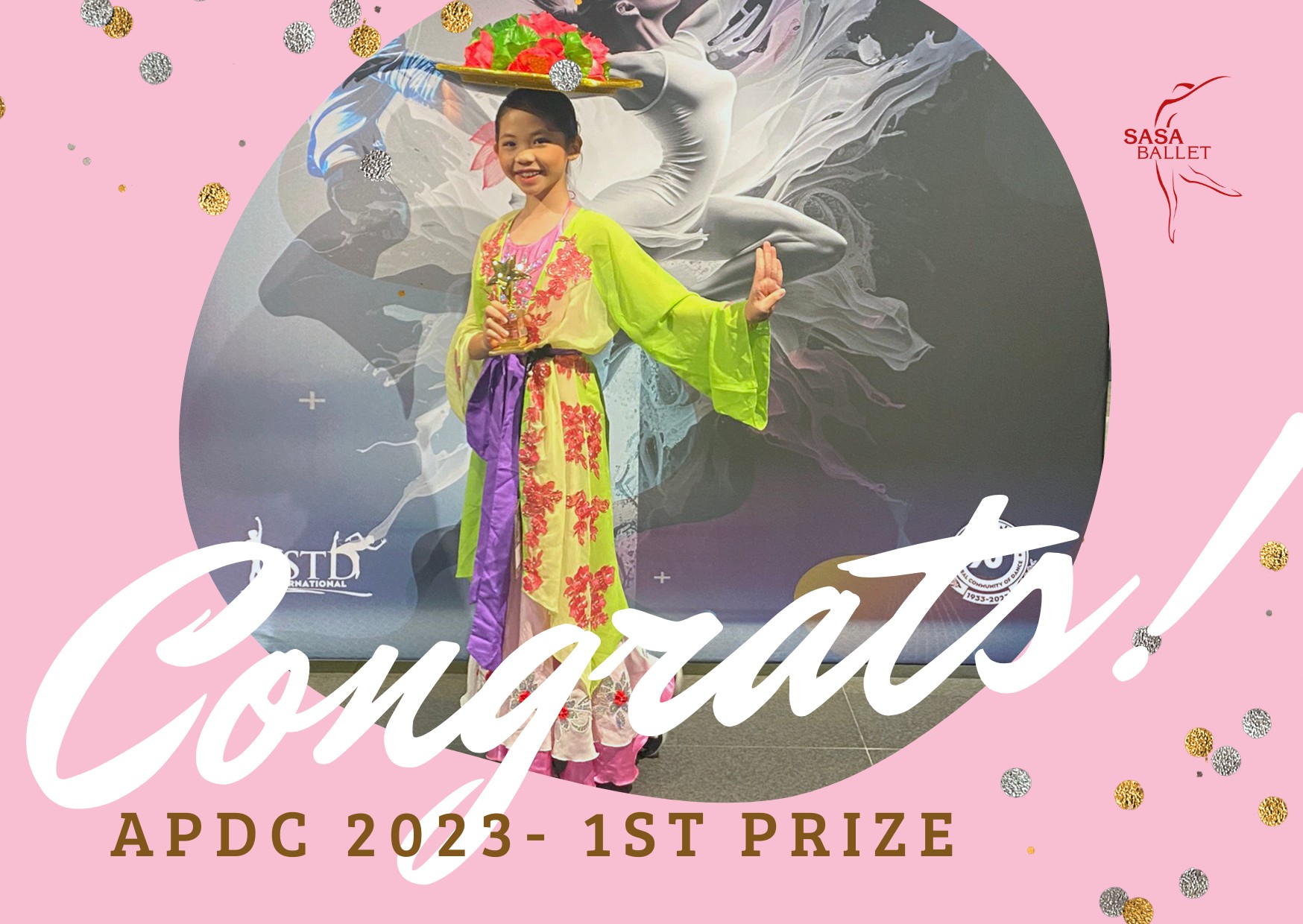 Lê Minh Nguyệt Quế giành cúp vàng Asia Pacific Dance Competition 2023